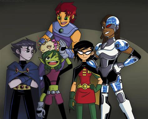 Teen Titans Genderbend 2 By Tiablackraven On Deviantart