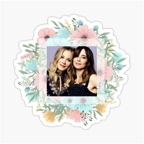 Dead To Me Jen And Judy Flower Border Sticker For Sale By