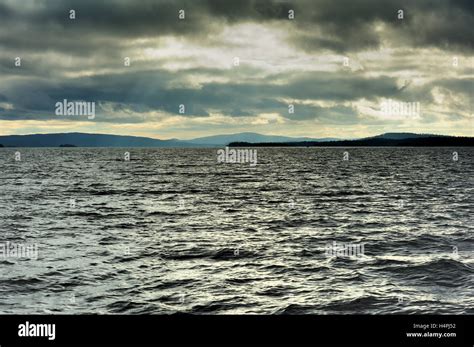 Lake Inari The King Of Lapland Lakes Finland Stock Photo Alamy