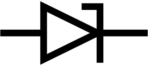 Free Clipart Iec Zener Diode Symbol Symbol