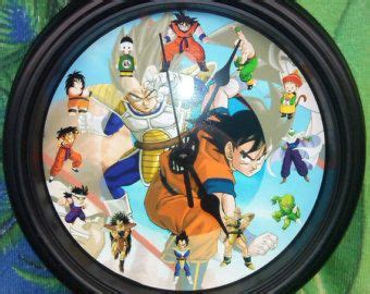 Dragonball Z Clock featuring Goku and Vegeta by ...
