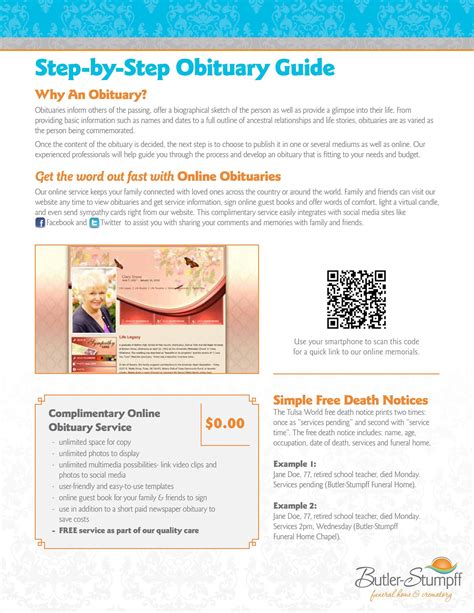 25+ Obituary Templates and Samples ᐅ TemplateLab