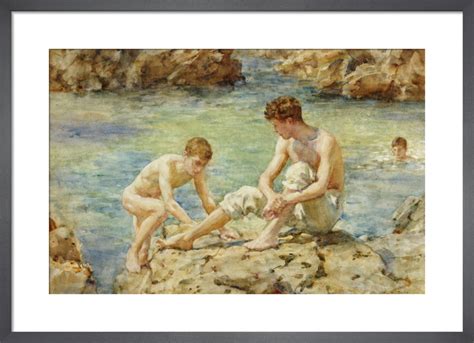 The Bathers Art Print By Henry Scott Tuke Ra King Mcgaw