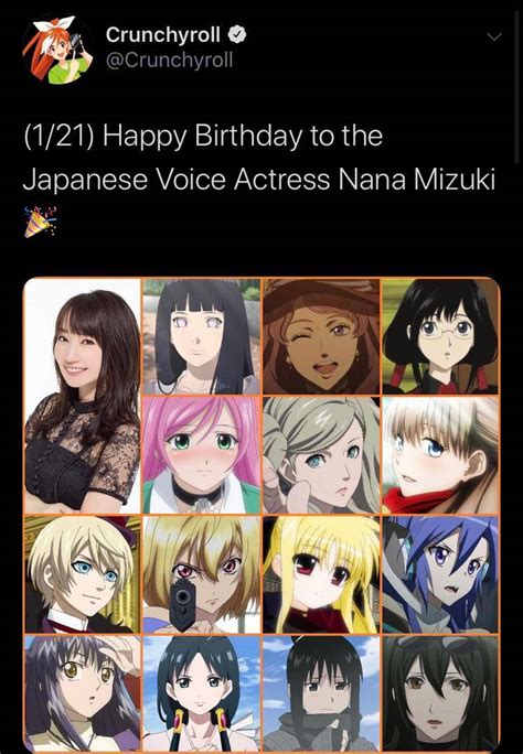 Happy Birthday To Hinatas Voice Actress Nana Mizuki Scrolller