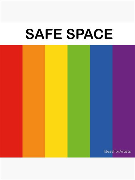 Pride Allyship LGBTQ Safe Space Sticker For Sale By IdeasForArtists Redbubble
