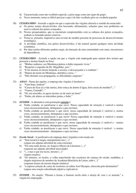 Simulado De Portugues Concurso