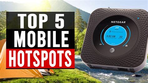 TOP 5 Best Mobile Hotspots 2023 Travel Gaming Camping YouTube