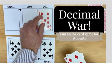 Decimal War A Fantastic Game To Learn Decimal Place Value Math