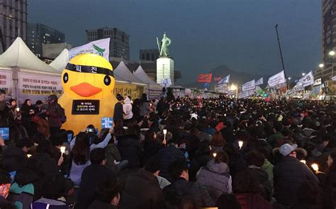 S Korean Presidential Scandal Escalates Amid Mass Protests Stars And