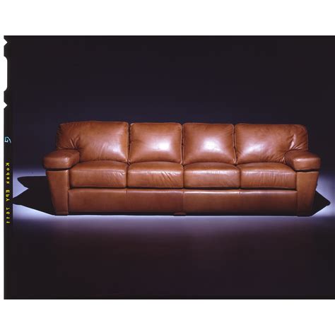 Omnia Leather Prescott 4 Seat Sofa Leather Living Room Set And Reviews