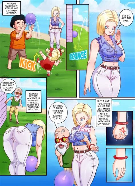 Android 18 And Master Roshi Eng MultComics Author Pink Pawg 3D