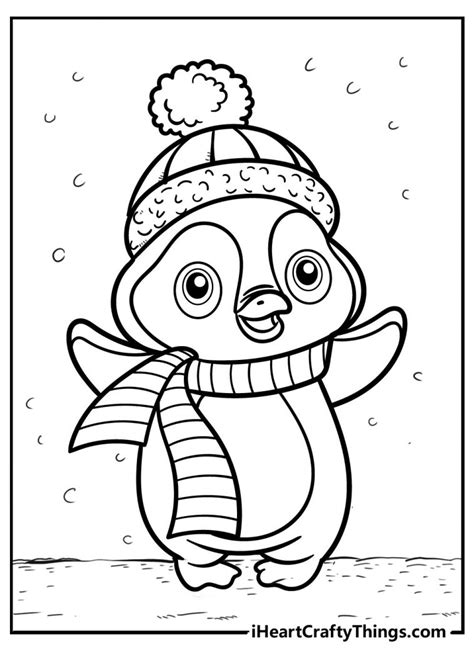 Free Penguin Coloring Pages Coloring Pages