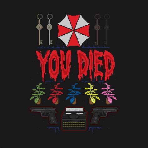 You Died Christmas Sweater Resident Evil T Shirt Teepublic