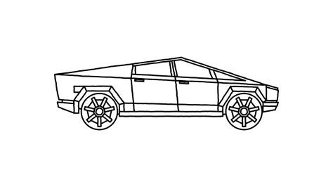Check tesla for more colouring pages. HOW TO DRAW THE TESLA CYBERTRUCK - YouTube