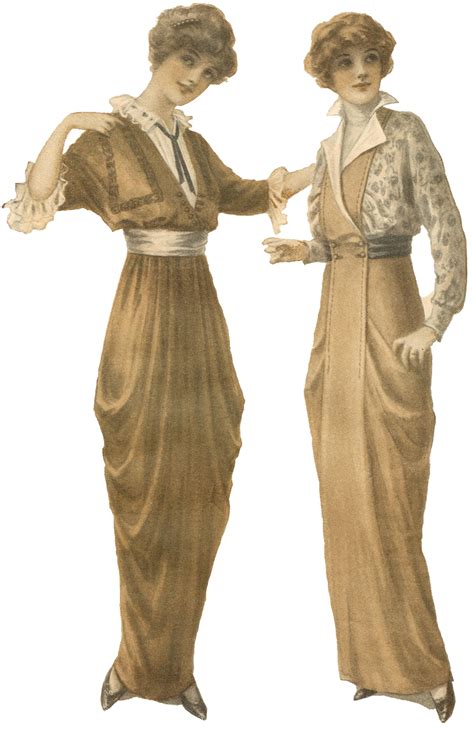 Antique Graphics Wednesday - 1900's Women's Fashion | Knick of Time