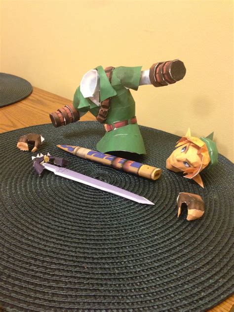 Awesome Fan Made Link Papercraft Zelda Dungeon