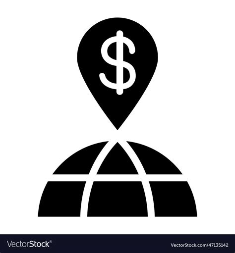 International Business Icon Royalty Free Vector Image