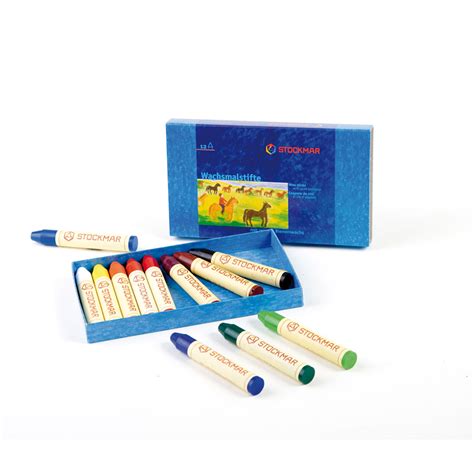 crayons de cire 12 couleurs dans une boîte pliante de belles choses pour bébés enfants et