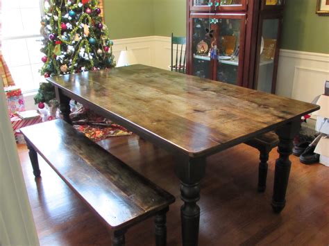 Farm Farmhouse Table W Matching Benches Just Fine Tables