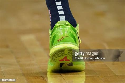 The Sneakers Worn By Ja Morant Of The Memphis Grizzlies During A