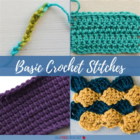 How To Do Different Crochet Stitches Img Bluebell