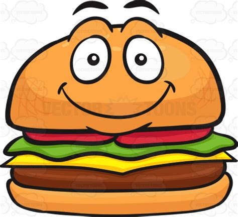Hamburger Stock Cartoon Graphics Vector Toons