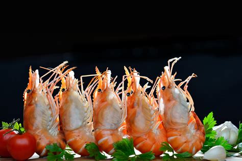 Download Seafood Crustacean Food Shrimp 4k Ultra Hd Wallpaper