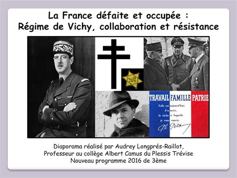 Calaméo 2016 La France Défaite Et Occupée Régime De Vichy