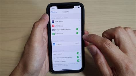 Iphone 11 Pro How To Enable Disable Sync Podcasts Ios 13 Youtube