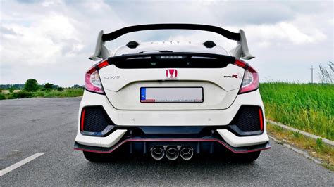 Honda Civic Type R Fk8 With Remus Racing Cat Back Exhaust Youtube