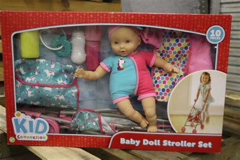 Kid Connection Baby Doll Stroller Set Matthews Auctioneers