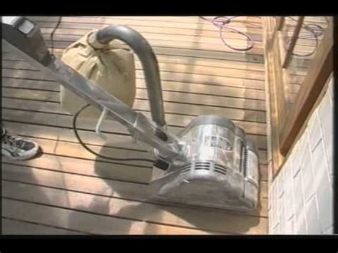 Sanding A Deck With Orbital Floor Sander - Orbital Sander For Deck Rental