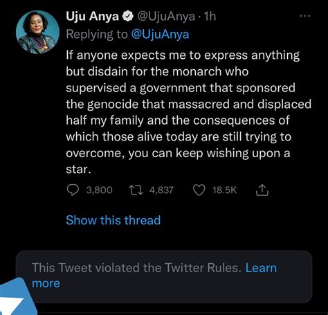 Joe Papp On Twitter Ujuanya Even Twittersupport Thinks Youre Terrible Hateful Maam