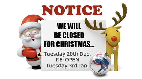 Closed For Christmas Uk