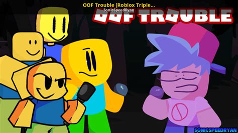 Oof Trouble Roblox Triple Trouble Cover Friday Night Funkin Mods