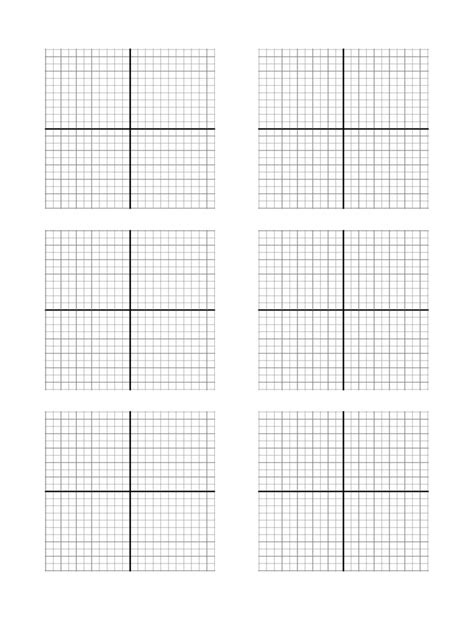 Printable Graph Paper With Numbered Axis Pdf Printable