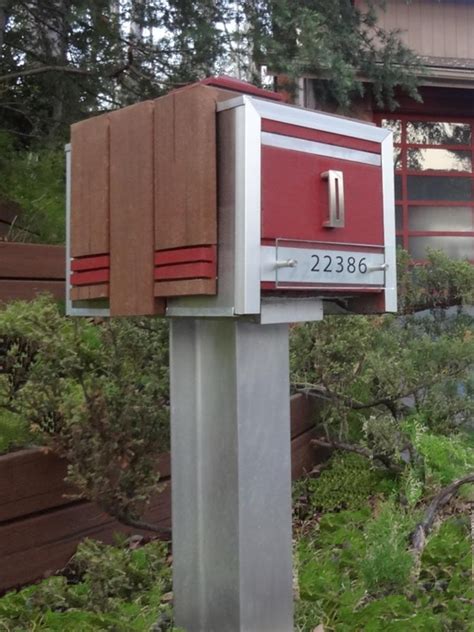 Stylish Post Modern Mail Box Invites More Letters In Exquisite Look
