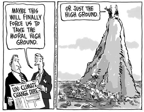 Editorial Cartoon Climate Change Warning The Boston Globe