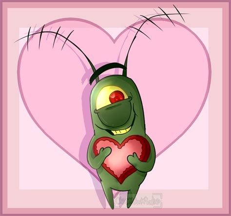 Plankton Valentine By Clockworkbunnie On Deviantart