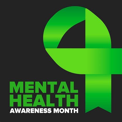 Premium Vector Mental Health Awareness Month Raising Awareness Of