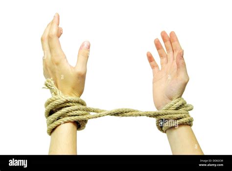 Hands Tied Bondage Hi Res Stock Photography And Images Alamy