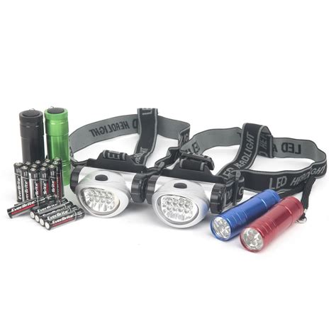 Ozark Trail Outdoor Equipment Led Flashlights And Headlamps Combo With