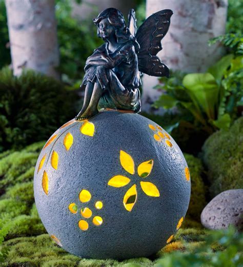4.5 out of 5 stars. Fairy Solar Globe Garden Light - Daydreaming | PlowHearth