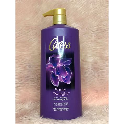 Caress Sheer Twilight With Black Orchid And Juniper Oil Scent Body Wash