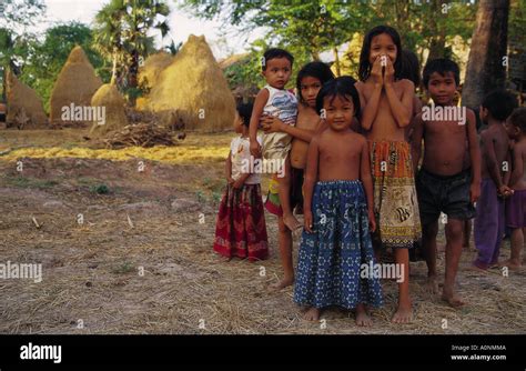 Village Children Rural Cambodia South East Asia Stock Photo Alamy