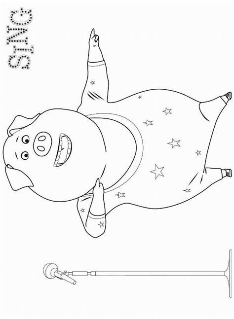 Sing Movie Coloring Coloring Pages