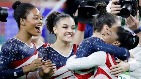 Us Women Win Gold In Gymnastics At Rio Olympics