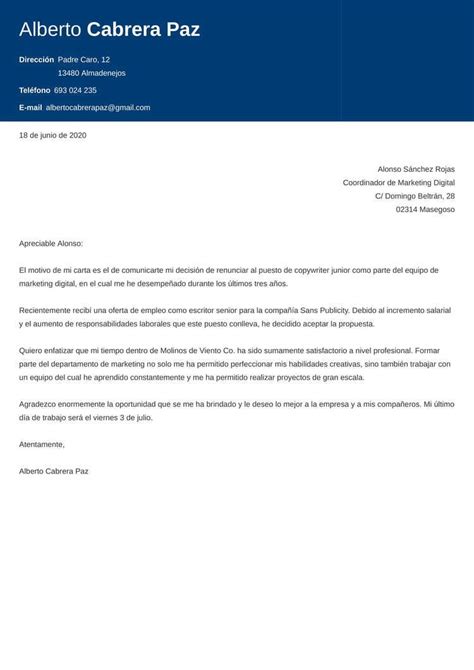 Ejemplo De Carta De Renuncia Voluntaria Ejemplos De Carta Carta De My