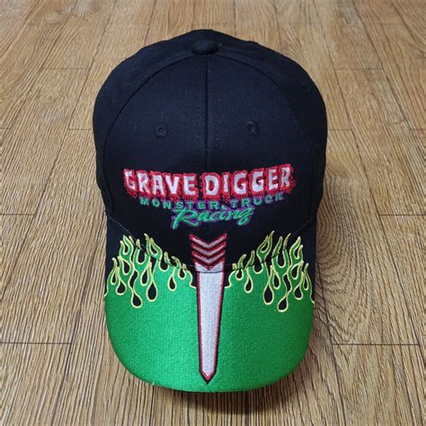 Grave Digger Monster Truck Racing Cap Mens Fashion Watches