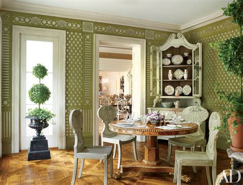 Enchanting Green Interiors By Ad100 Designers Photos Architectural Digest